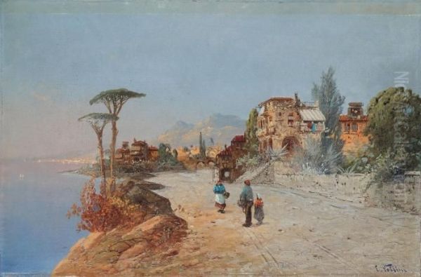Italienische Kustenlandschaft - view 1