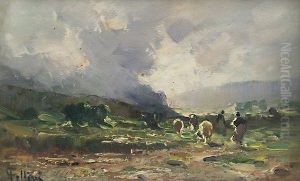 "ritorno Dal Pascolo"
Cm. 15x24 by Carlo Follini