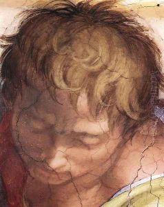 David and Goliath (detail-2) 1509 by Michelangelo Buonarroti