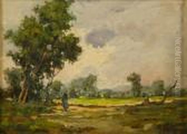 Paesaggio Con Contadina - view 1