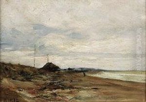 "spiaggia Di Versilia" 1904 by Carlo Follini