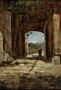 "sotto Il Portico" 1871ca