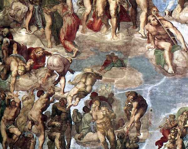 Last Judgment (detail-13) 1537-41 - view 1