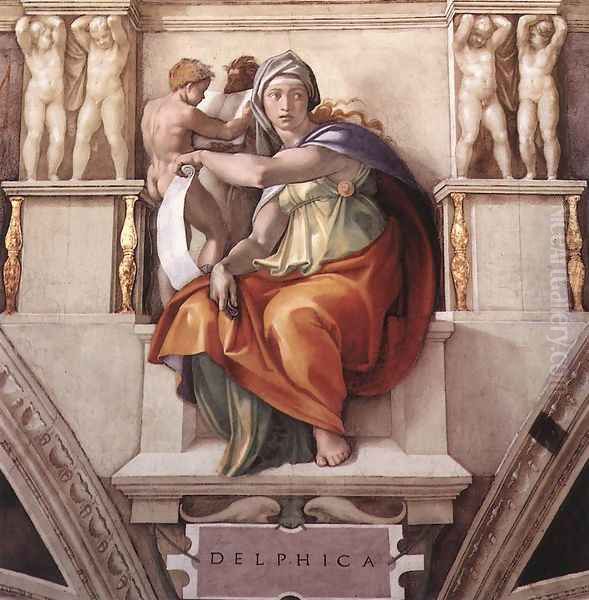 The Delphic Sibyl 1509 - view 1