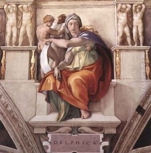 The Delphic Sibyl 1509 by Michelangelo Buonarroti