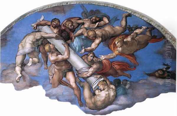Last Judgment (detail-17) 1537-41 - view 1