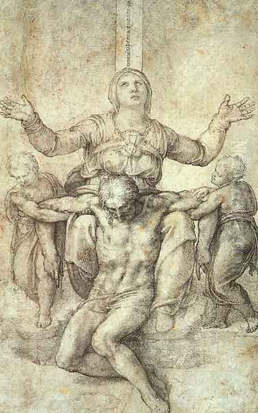 Study for "The Colonna Pieta" - view 1
