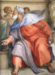 Ezekiel (detail-1) 1510 by Michelangelo Buonarroti