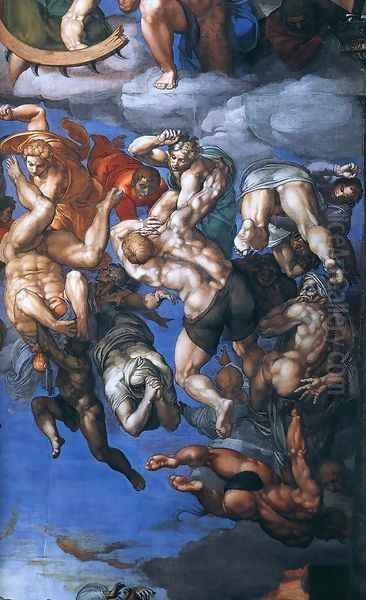 Last Judgment (detail-22) 1537-41 - view 1