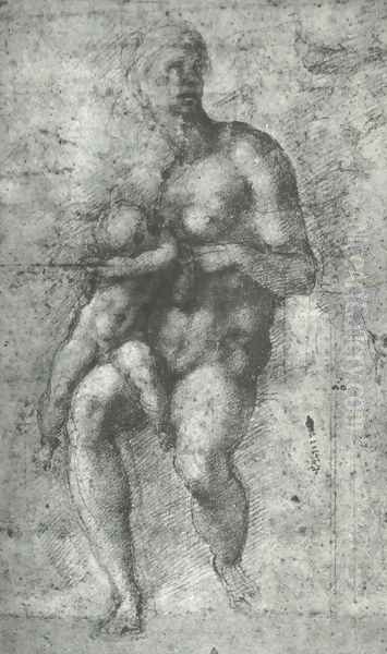 Study for a Holy Family with the Infant St.John - view 1