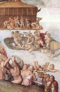 The Deluge (detail-2) 1508-09