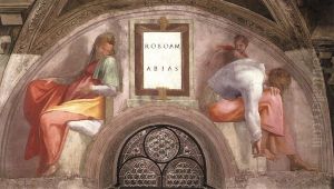Rehoboam - Abijah 1511-12 by Michelangelo Buonarroti