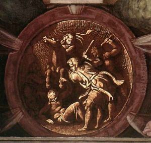 Medallion (3) 1511 by Michelangelo Buonarroti