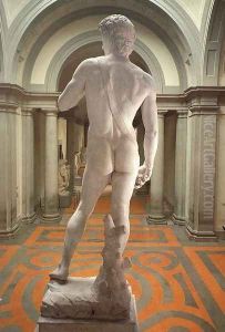 David [detail: rear view]