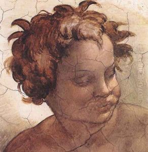 Joel (detail-2) 1509 by Michelangelo Buonarroti