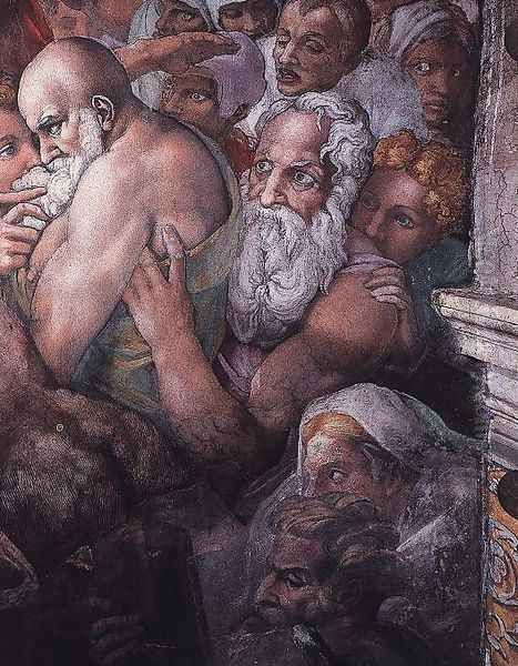 Last Judgment (detail-25) 1537-41 - view 1