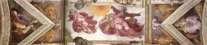 The eighth bay of the ceiling 1508-12 by Michelangelo Buonarroti