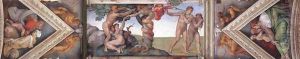 The fourth bay of the ceiling 1508-12 by Michelangelo Buonarroti