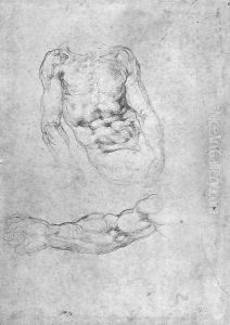 Studies for Pieta or The Last Judgement