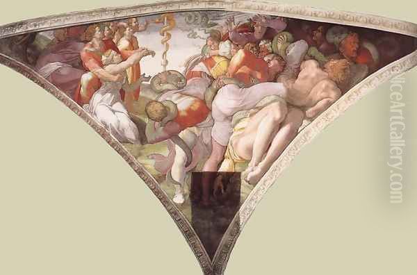 Pendentive - The Brazen Serpent - view 1