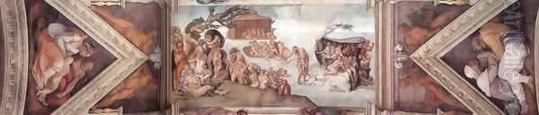The second bay of the ceiling - view 1
