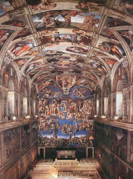 Interior of the Sistine Chapel - view 1