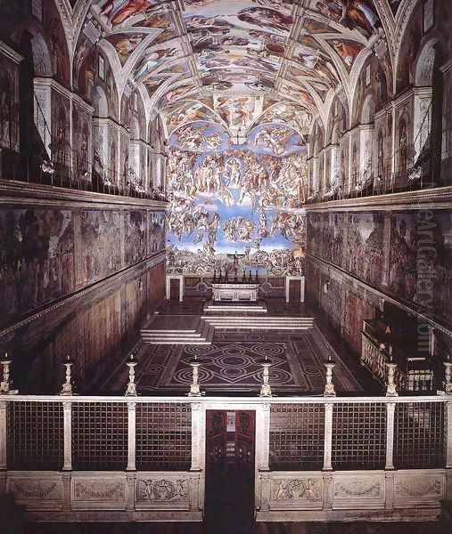 Interior of the Sistine Chapel 2 - view 1