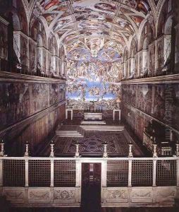Interior of the Sistine Chapel 2 by Michelangelo Buonarroti