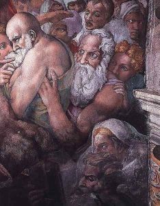 Last Judgment (detail) 13 by Michelangelo Buonarroti