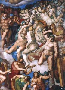 Last Judgment (detail) 9 by Michelangelo Buonarroti
