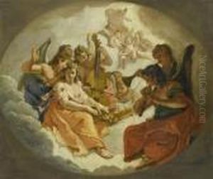 Angels And Putti Playing Music