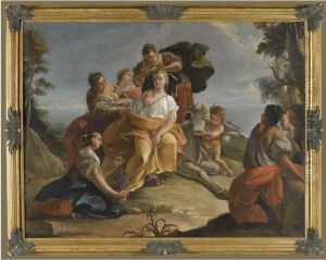 The Rape Of Europa by Francesco Fontebasso