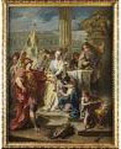 Iphigenie Und Orestes Auf Tauris by Francesco Fontebasso