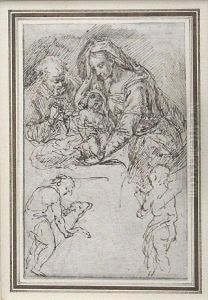The Holy Family by Francesco Fontebasso