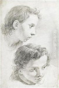 The Heads Of Two Boys