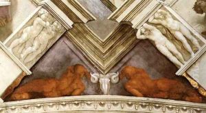 Bronze nudes 2 by Michelangelo Buonarroti