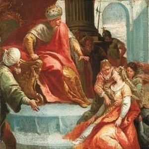 Ester Davanti Ad Assuero by Francesco Fontebasso