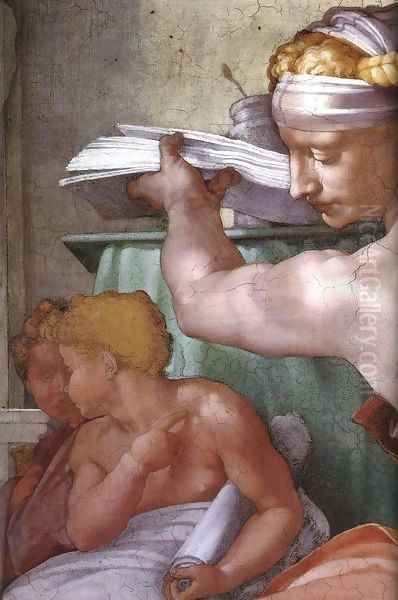 The Libyan Sibyl (detail) - view 1
