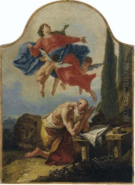 La Vergine Appare A San Girolamo - view 1