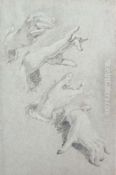 Black And White Chalk On Blue Paper, Watermark Device - view 1