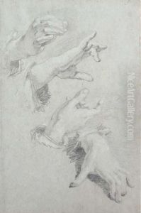 Black And White Chalk On Blue Paper, Watermark Device by Francesco Fontebasso