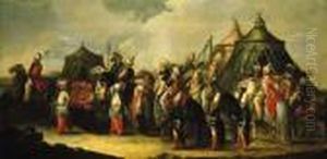 A Triumphal Procession Of Turks