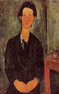 Portrait Of Chaim Soutine Seated At A Table