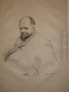 Portrait De Vollard by Jean-Louis Forain