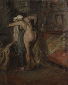 Femme A Sa Toilette by Jean-Louis Forain