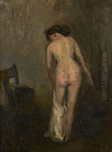 Nu Debout De Dos by Jean-Louis Forain