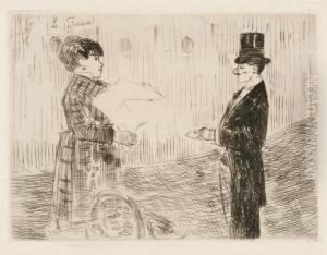 "les Folies-bergere" by Jean-Louis Forain