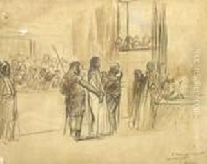 Christ Devant Pilat" by Jean-Louis Forain
