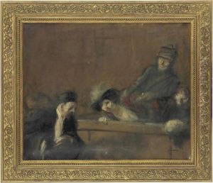 L'affaire Caillaux by Jean-Louis Forain