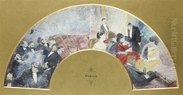Projet D'eventail : Fete Galante - view 1